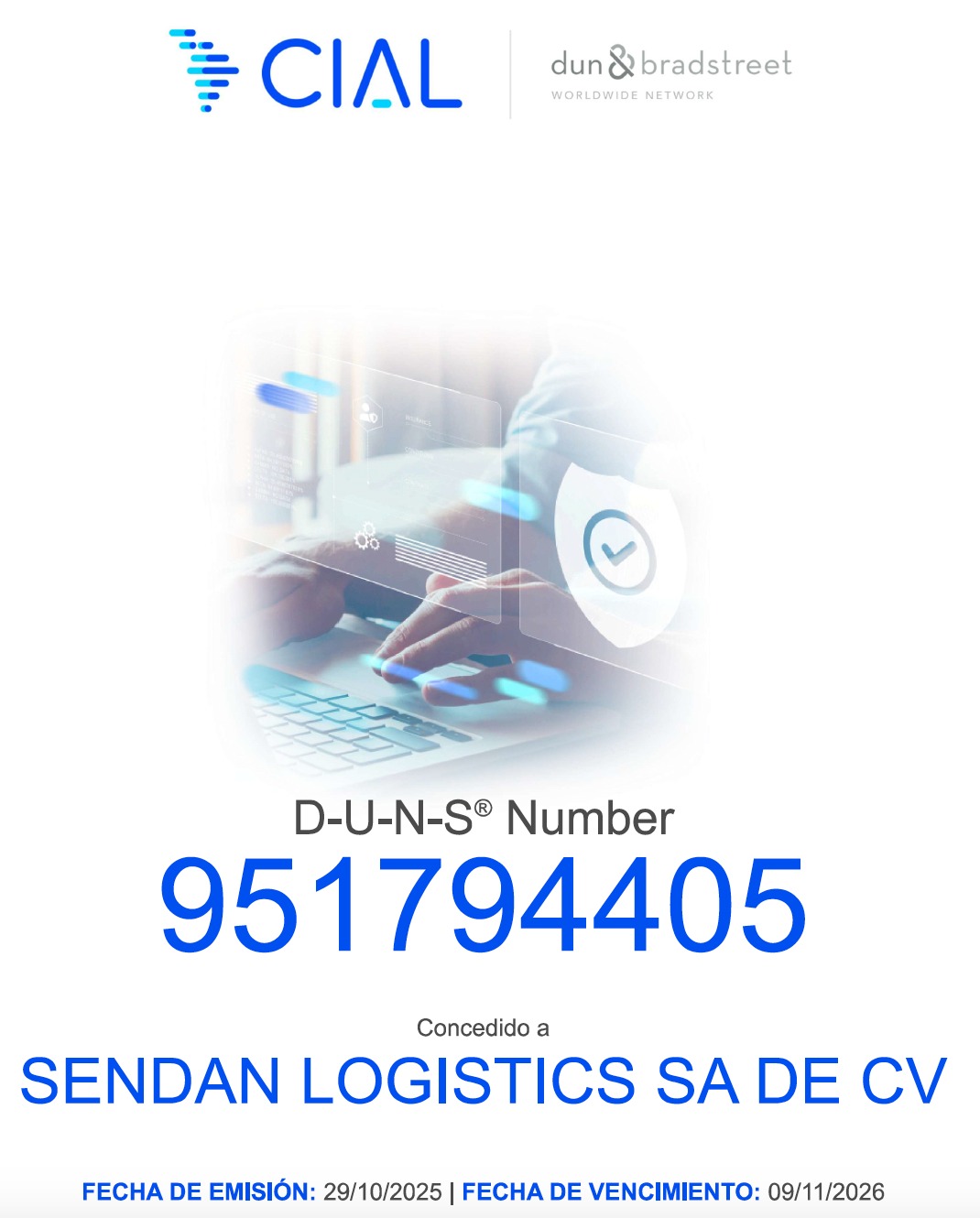 D-U-N-S Number sendan logistics